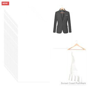 100 Pack Plastic Garment Bags 23.6x35.4 Inch Dry Cleaning Covers